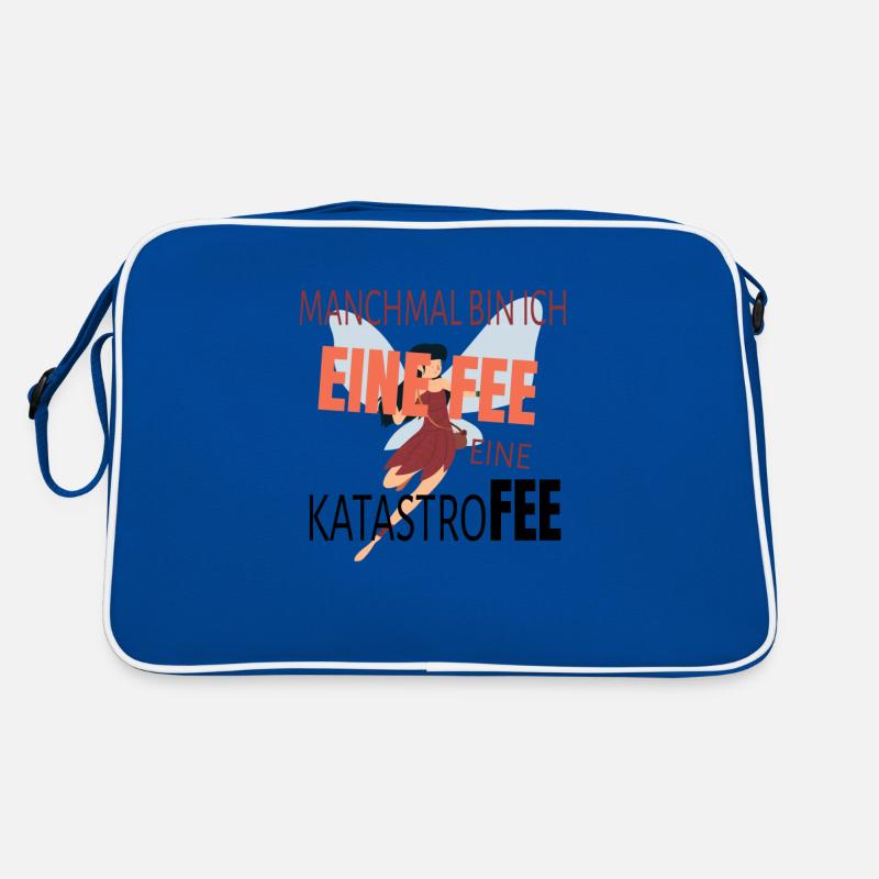 Manchmal bin ich eine Fee - eine Katastrofee Retro Tasche