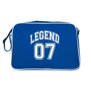 Légende 07 - Sac Retro - bleu/blanc - Dos