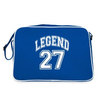 Legend 27 - Retro Bag - blue/white - Back