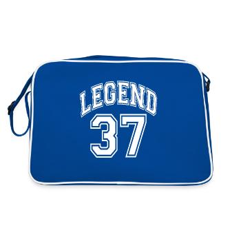 Legend 37 - Retro Bag - blue/white - Back
