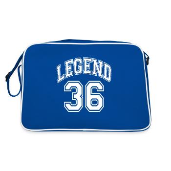Legend 36 - Retro Bag - blue/white - Back