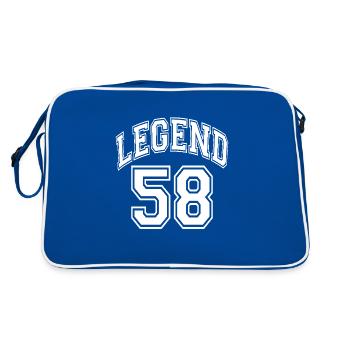 Legend 58 - Retro Bag - blue/white - Back