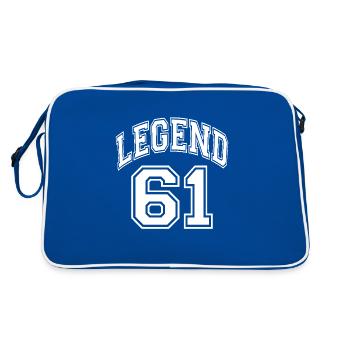 Legend 61 - Retro Bag - blue/white - Back