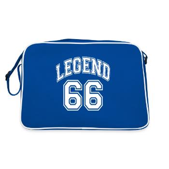 Legend 66 - Retro Bag - blue/white - Back