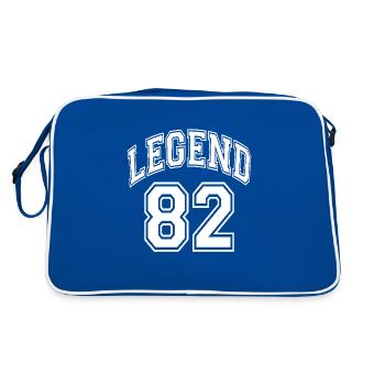 Legend 82 - Retro Bag - blue/white - Back