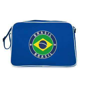 Brésil - Sac Retro - bleu/blanc - Dos