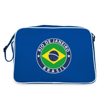 Rio de Janeiro - Retro Bag - blue/white - Back