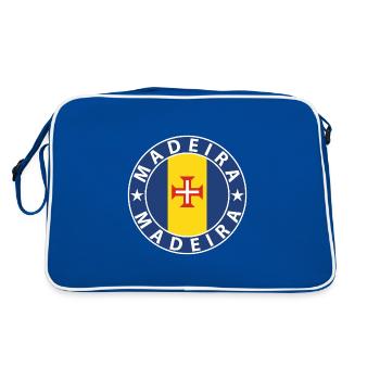 Madeira - Retro Bag - blue/white - Back