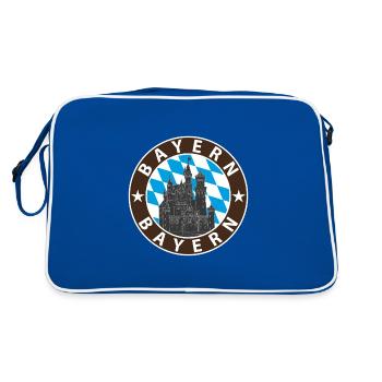 Bavaria - Retro Bag - blue/white - Back