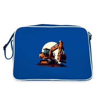 Pelles| Pelles à godets | Rétro - Sac Retro - bleu/blanc - Dos