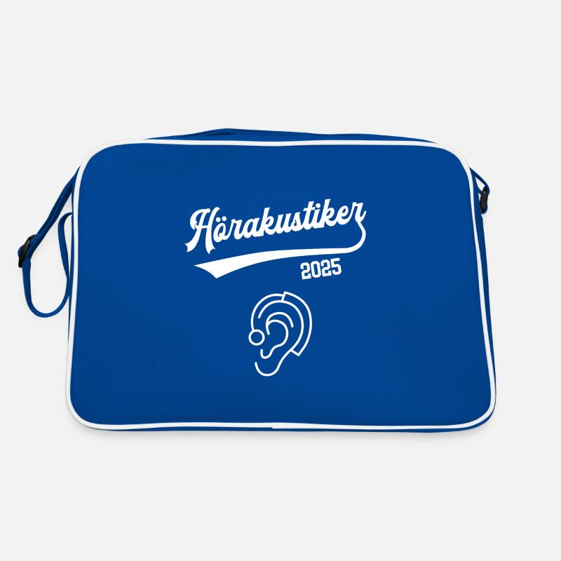 Hörakustiker 2025 Ausbildung Beruf Hörakustik Retro Tasche