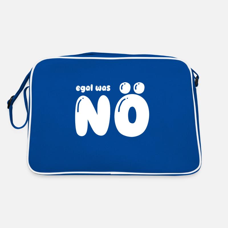 leider nein Retro Tasche