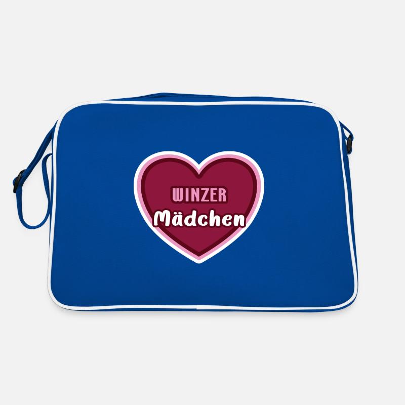 Winzer Mädchen Kind Winzermädchen Winzerin Retro Tasche