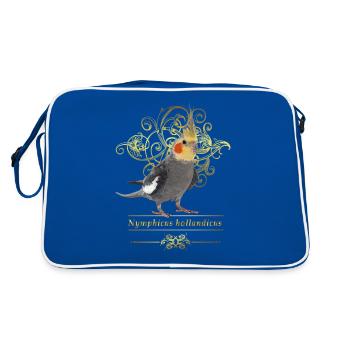 Cacatoès Nympha - Sac Retro - bleu/blanc - Dos