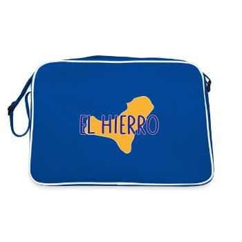 El Hierro - Sac Retro - bleu/blanc - Dos