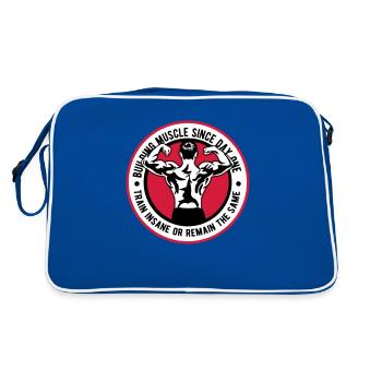 Muscle Building Insane - Sac Retro - bleu/blanc - Dos
