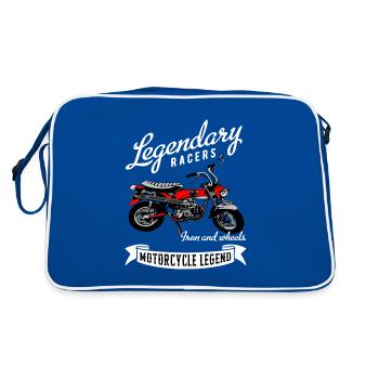 Cult Mobylette Mokick Mobylette Dax - Sac Retro - bleu/blanc - Dos