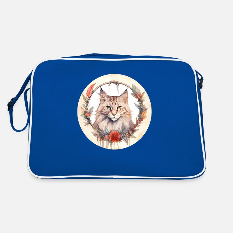 Chat des forêts norvégiennes Style Boho, chats d’amour Sac Retro