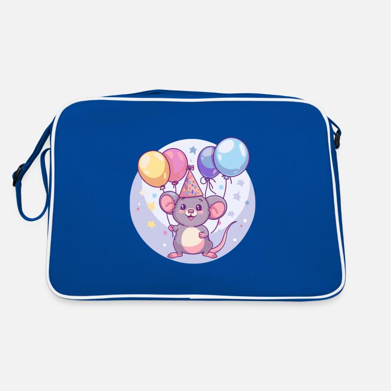 Souris Anniversaire Bébé Sac Retro
