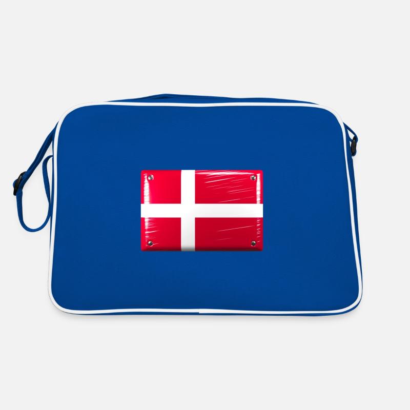 Drapeau du Danemark Drapeau Dannebrog Tin Sign Look Sac Retro