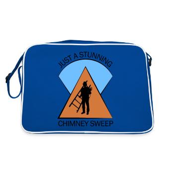 Ramoneur Ramoneur Ramoneur - Sac Retro - bleu/blanc - Dos