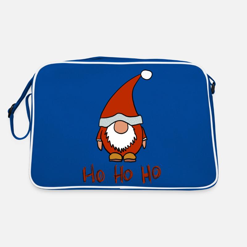 Weihnachtsmann Klein Dick hohoho Retro Tasche