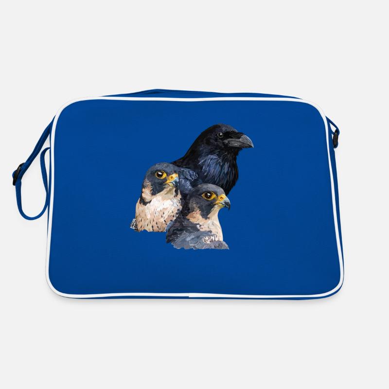 Raven and Falcons Retro Bag