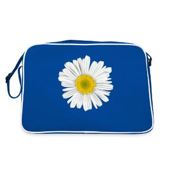 pâquerette fleur du printemps - Sac Retro - bleu/blanc - Dos