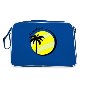 Vacation - Retro Bag - blue/white - Back