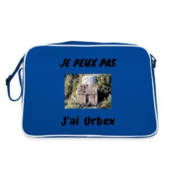 Je peux pas J'ai Urbex - Sac Retro - bleu/blanc - Dos