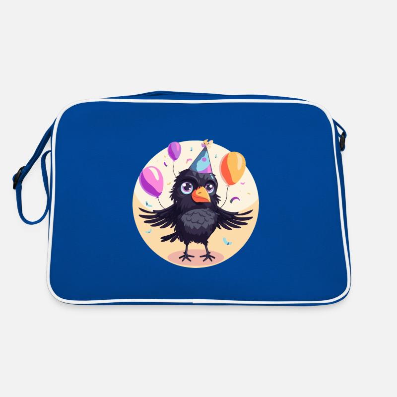Corbeau Corbeau Anniversaire Bébé Sac Retro