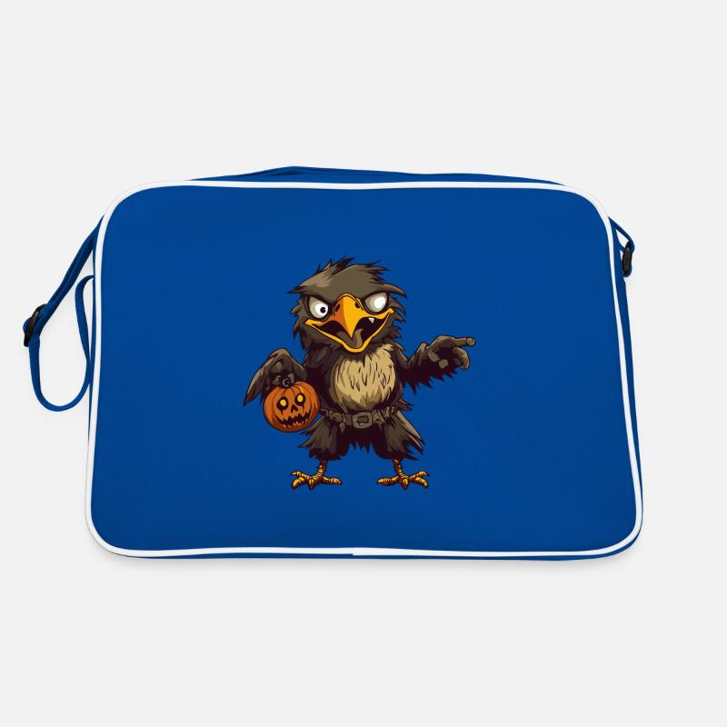 Adler Halloween Comic Lustig Retro Tasche