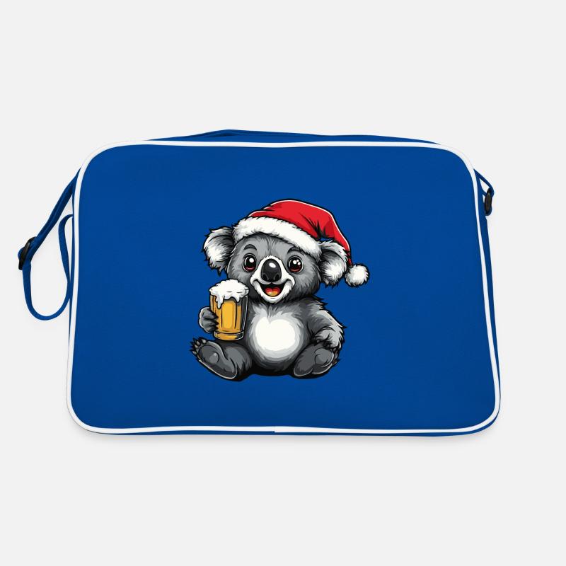 Koala Bier Xmas Weihnachten Retro Tasche