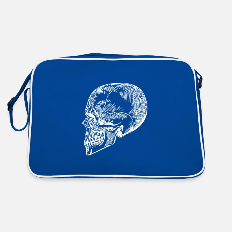 Skull Bone Halloween Skull Retro Bag