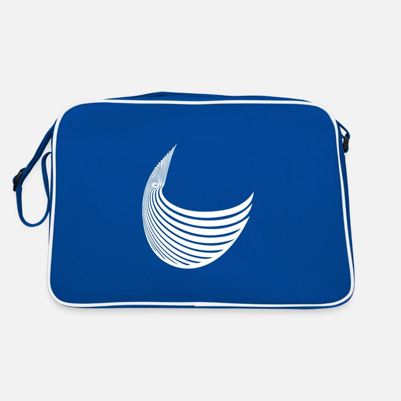 Geometric stripe wing Retro Bag