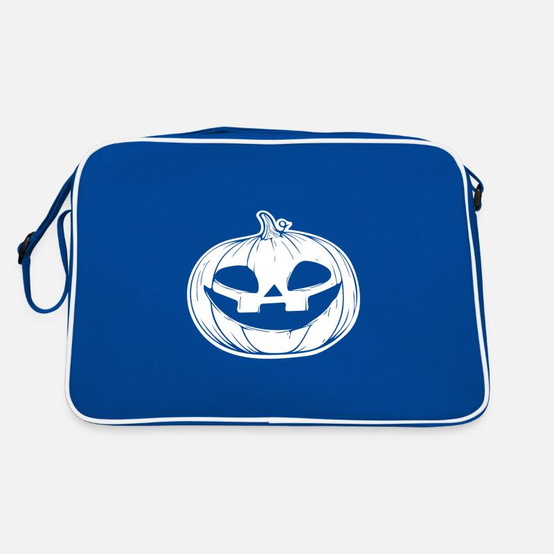 Pumpkin Face - Grinning Halloween Costume Retro Bag