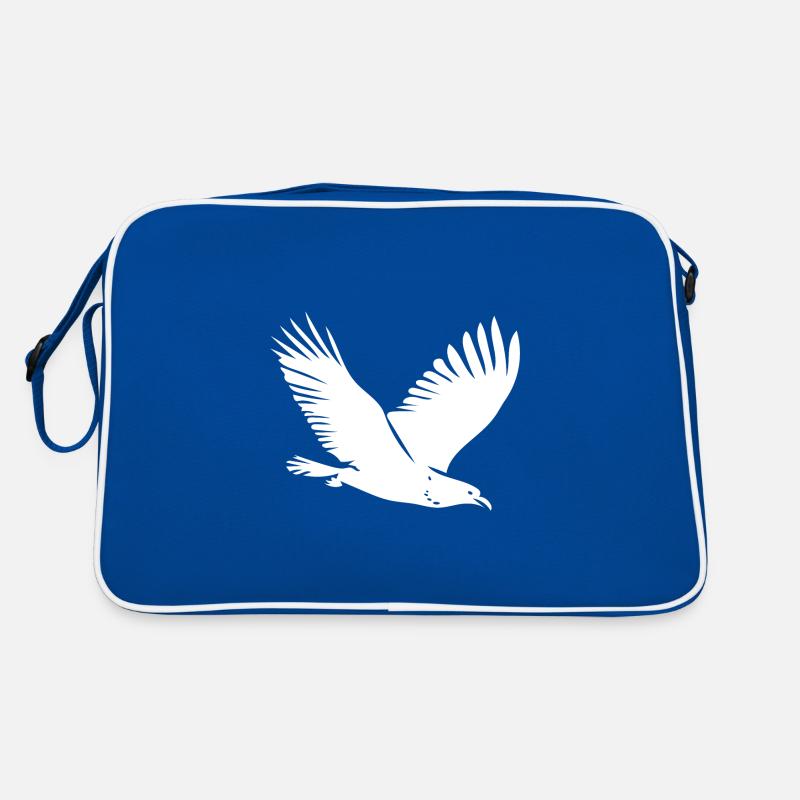 Vogel im Flug Retro Tasche