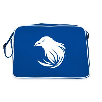 Corbeau intelligent - Sac Retro - bleu/blanc - Dos
