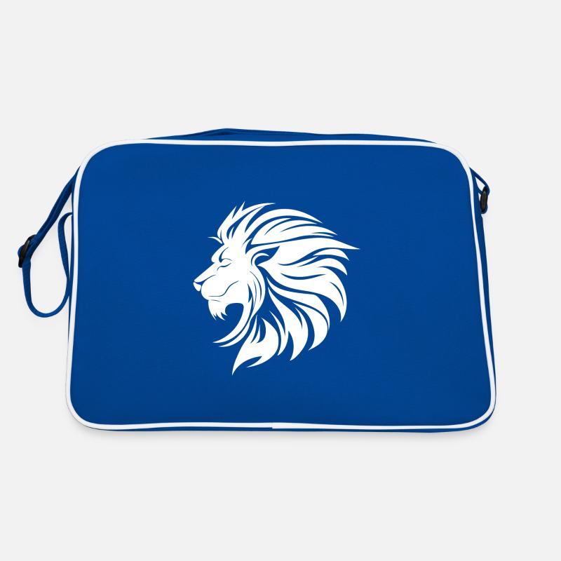 Mighty Lion Head Mane Cool Tattoo Style Retro Bag