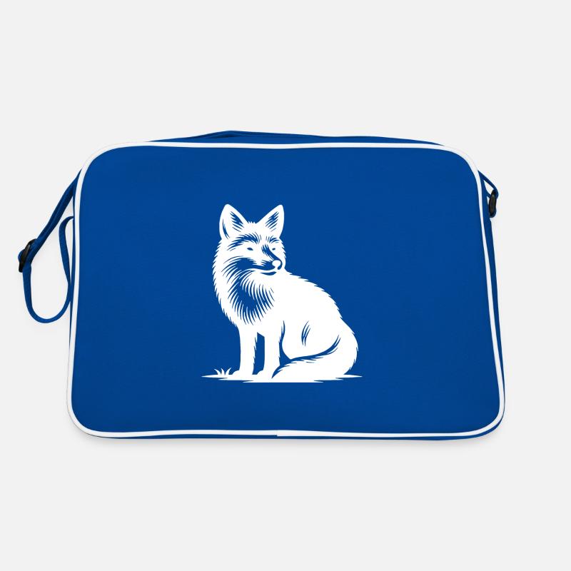 Cute cunning fox Retro Bag