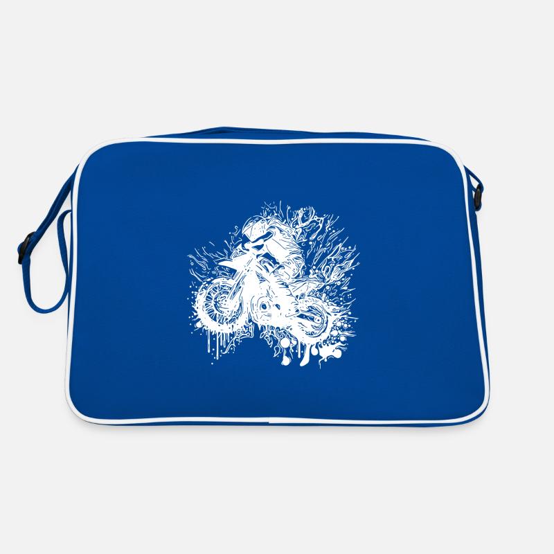 Racing Motorcycle Off-Road Splash Style Retro Bag