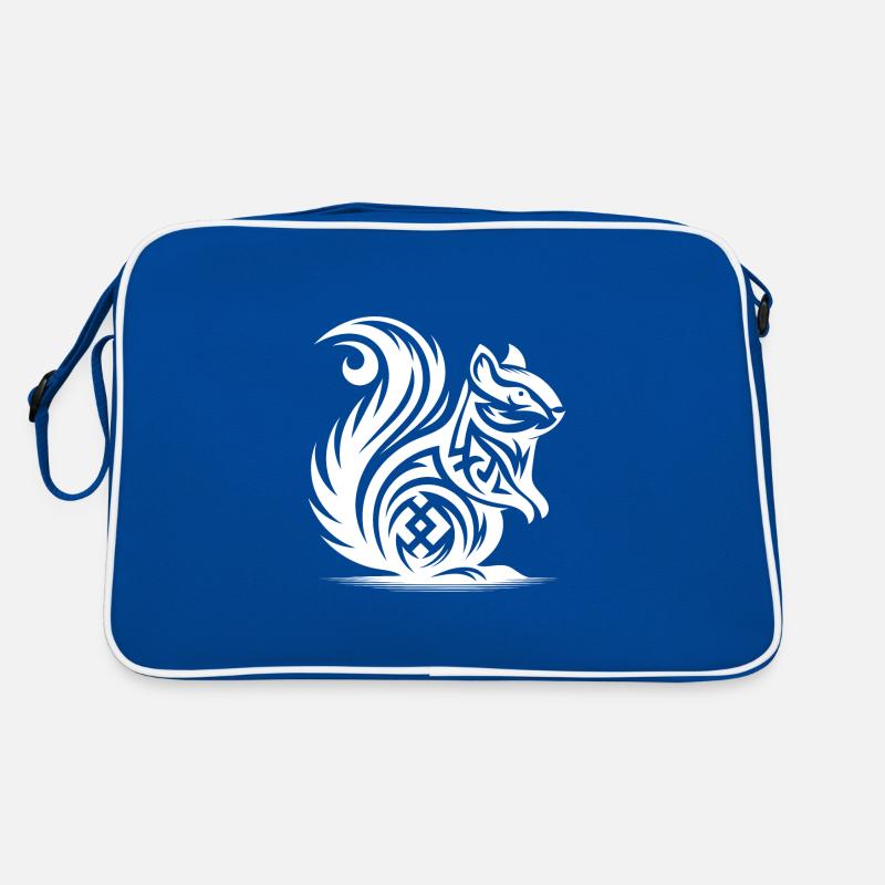 Petit mignon bébé écureuil style de tatouage Sac Retro