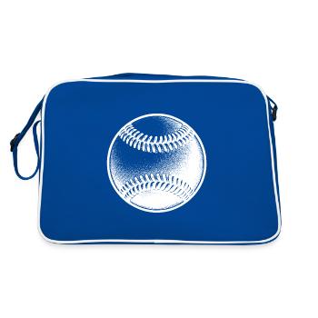 Le baseball pour les entraîneurs et les joueurs - Sac Retro - bleu/blanc - Dos