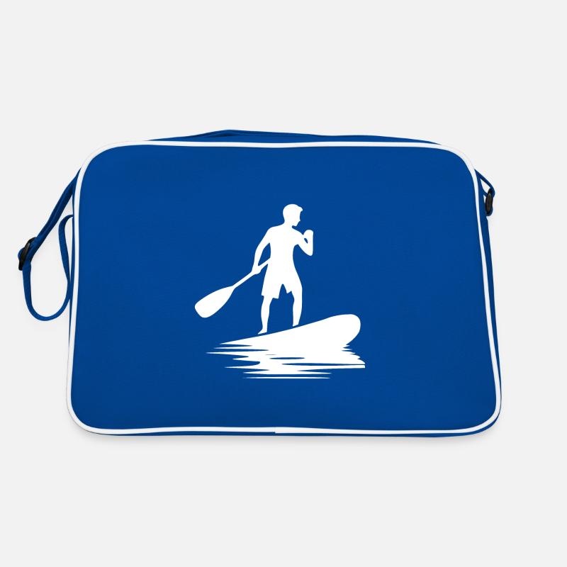 Stand Up Paddling and Board Paddle Training - Retro Bag - blue/white
