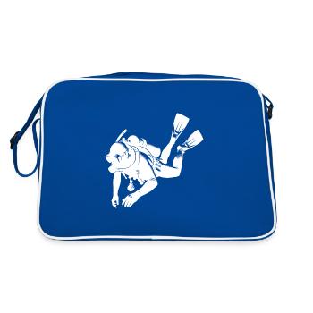 Équipement de formation Scuba Diver Scuba Diver - Sac Retro - bleu/blanc - Dos
