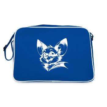 Enfants Chauve-souris Vampire Bébé Dessin - Sac Retro - bleu/blanc - Dos