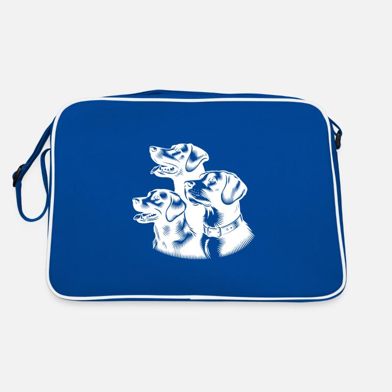 Meute de petits chiens comme portrait Sac Retro