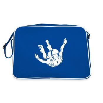 Phase de vol Formation au saut en parachute Vol - Sac Retro - bleu/blanc - Dos