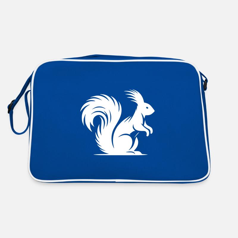 Écureuil mignon avec queue touffue Sac Retro