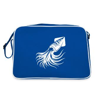 deep-sea hunter Humboldt-Kalmar - Retro Bag - blue/white - Back